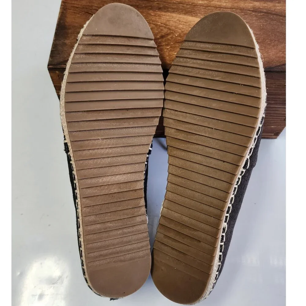 Tommy Bahama Selena Black Espadrilles Flat Shoes,  Size 9‎